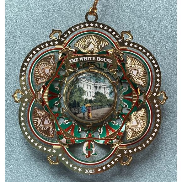 The White House Historical Association Christmas Ornament 2005 Garfield Box EUC - Picture 2 of 5
